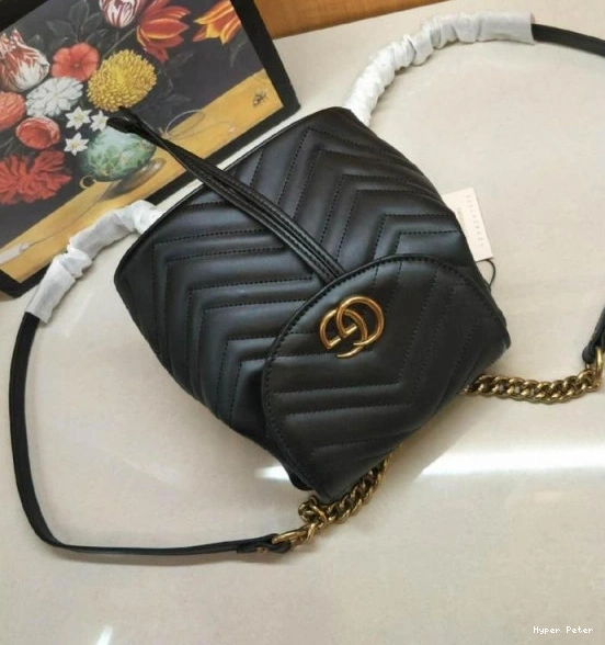 Hyper Peter Gucci 528129 matelassé Marmont GG backpack 0811